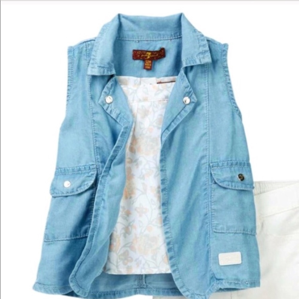 ▪️Bluejean Baby ~ Vest, Tank Top and Denim Set - Picture 5 of 5